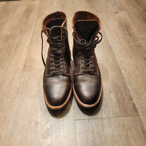 Thursday Boots - Logger - Waxed Cacao - 8.5 Men's